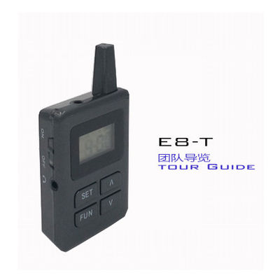 E8 الأذن - شنقا دليل بلوتوث الدليل السياحي أسود دليل السفر الصوت